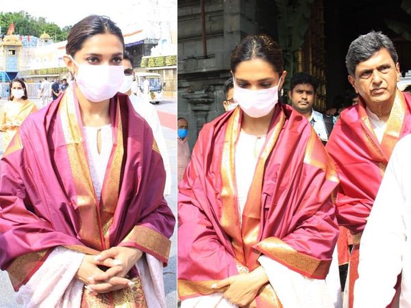 Deepika Padukone Visit Tirupati temple: Bollywood Actress Deepika seeks blessings at Tirupati temple on her father prakash padukone birthday