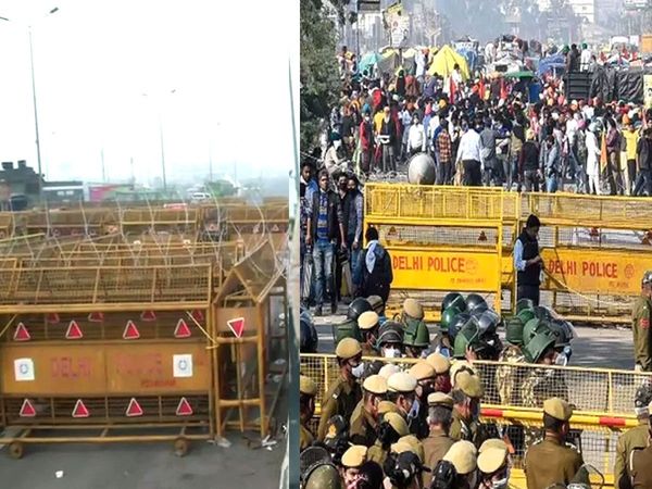 delhi chakka jam security