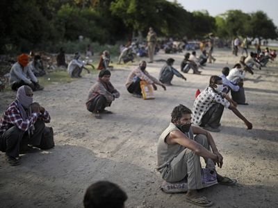 Lockdown in Delhi Lockdown in Delhi