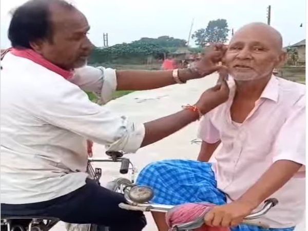Jugaad Viral Video Shaving funny viral video in hindi