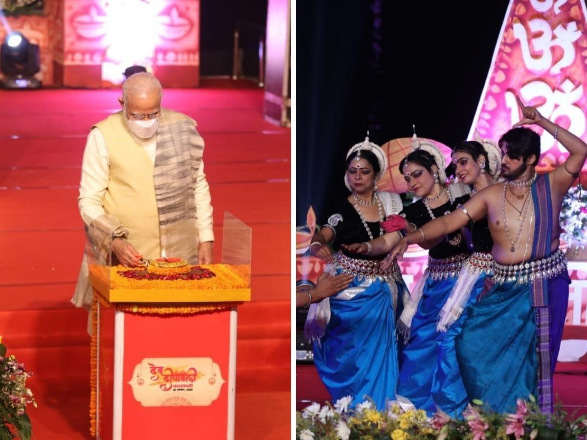 वाराणसी में आध्यात्म, पर्यटन, किसान, वंशवाद पर बोले पीएम मोदी, दीयों से जगमग हुए घाट See Pics
