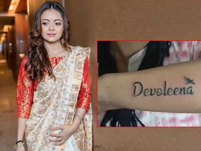 Devoleena Bhattacharjee Female fan gets tattooed her name on wrist Check Picture Devoleena Bhattacharjee Female fan gets tattooed her name on wrist Check Picture