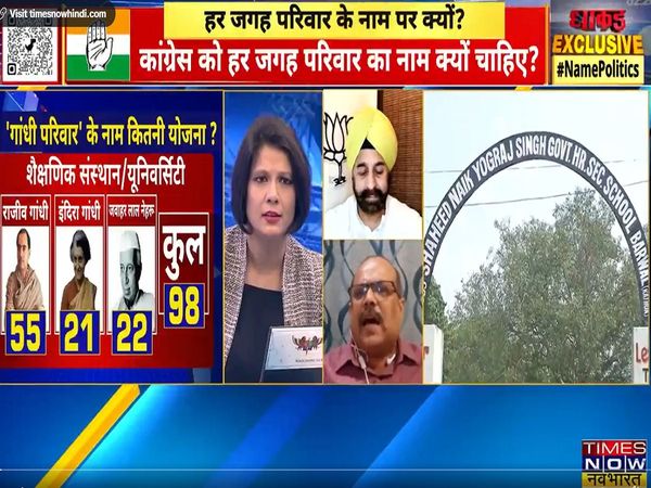 Dhakad Exclusive: नाम पर सियासत! कांग्रेस को हर जगह परिवार का नाम क्यों चाहिए?