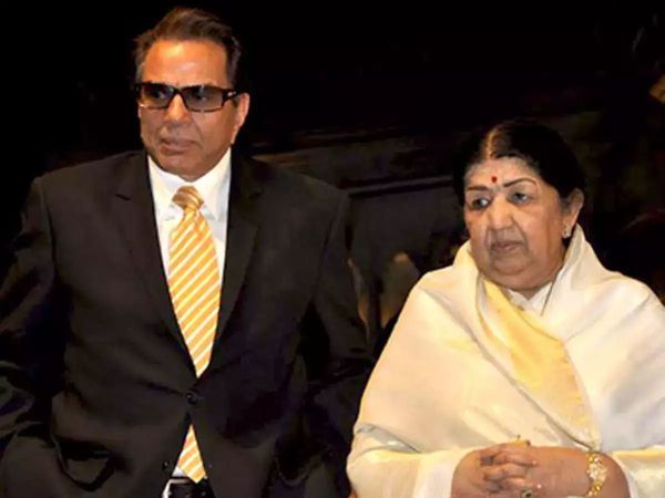 Dharmendra with Late Lata Mangeshkar