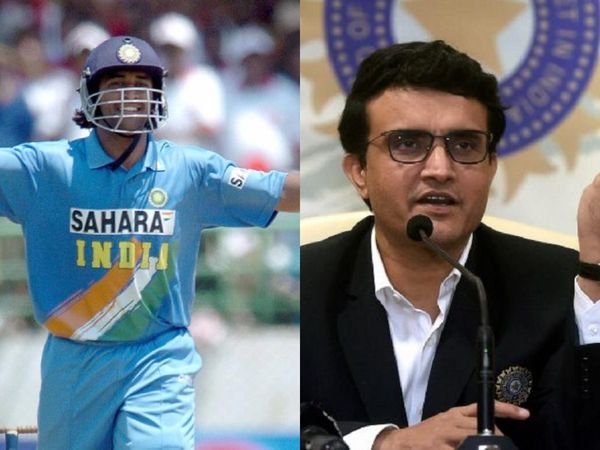 ms dhoni and sourav ganguly