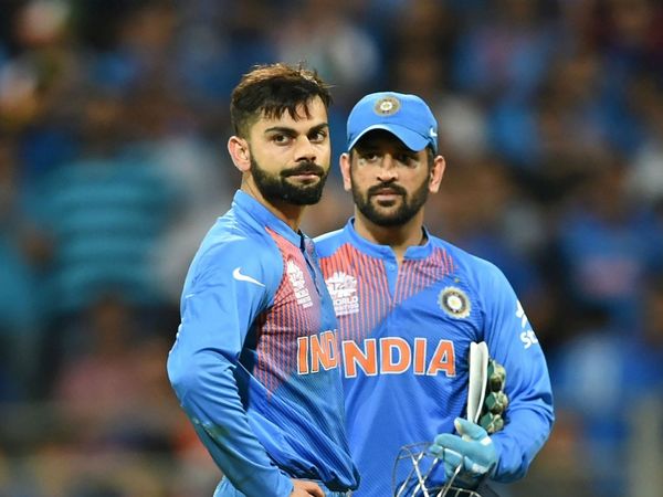 virat kohli and ms dhoni