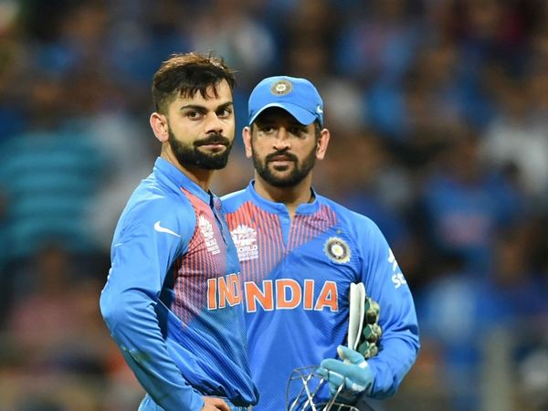 virat kohli and ms dhoni