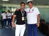 MS Dhoni with Ravi Shastri