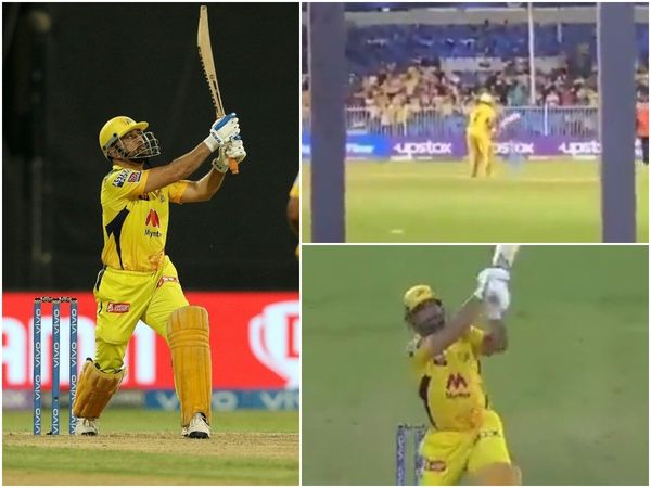 IPL 2021: MS Dhoni six viral video