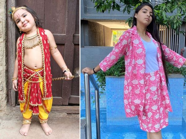 dhriti bhatia TV Child Artist transformation She played jai shree krishna role in moti sagar TV show