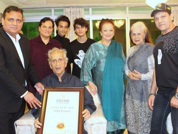 Dilip Kumar honoured by the World Book of Records London
