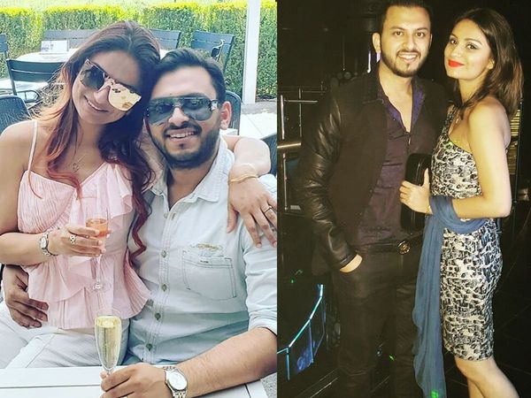 Dimpy Ganguly with Husband Rohit Roy