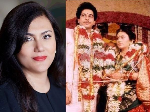 Dipika Chikhalia with Husband