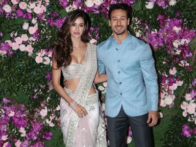 Disha Patani with Tiger Shroff Disha Patani with Tiger Shroff