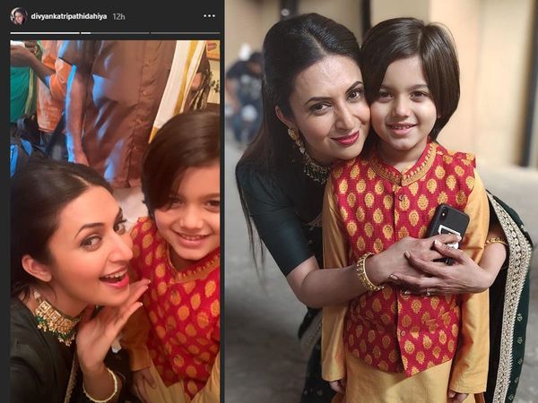 Divyanka Tripathi shoots for Ekta kapoor TV serial Yeh Hai Chahatein check Viral pictures