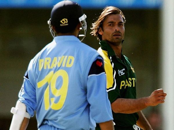 Rahul Dravid and Shoaib Akhtar