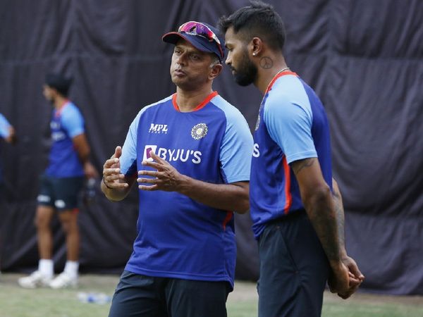 Rahul Dravid and Hardik Pandya