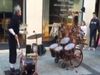 old man playing with drum in unique style video goes viral on social media