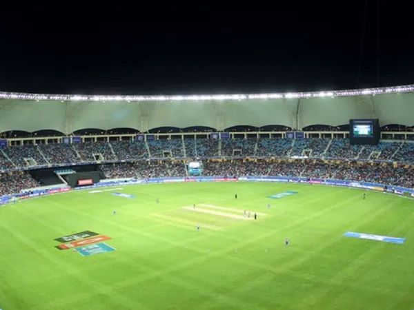 Dubai International cricket stadium pitch