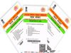 duplicate aadhar card