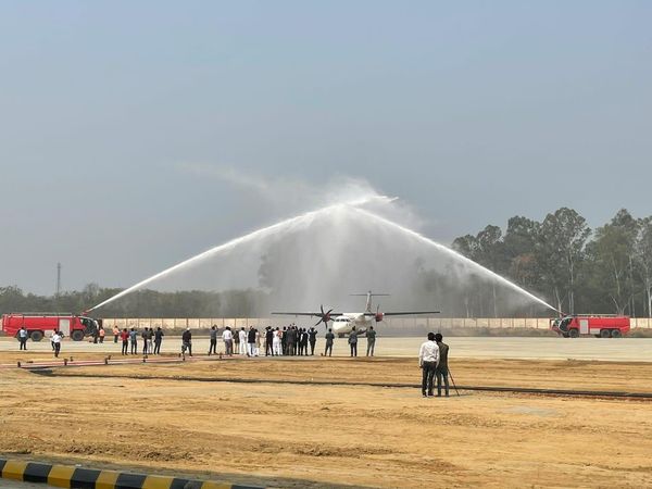 Bareilly airport begins on Women's Day
