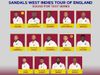 West Indies test squad for England tour