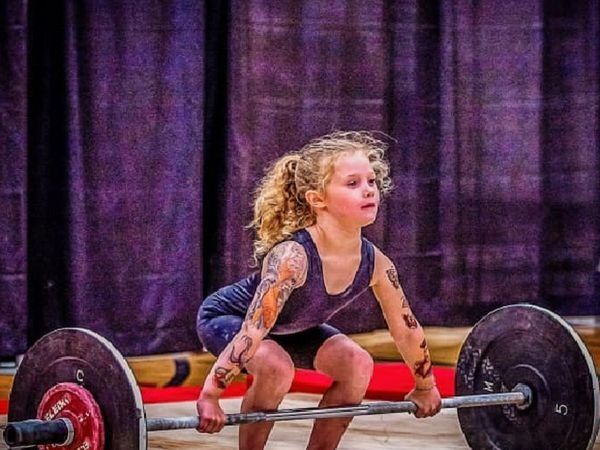 7-year-old weightlifter Rory van Ulft