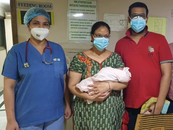  8-month-old newborn won the battle of life by defeating Corona Ghaziabad Yashoda Hospital
