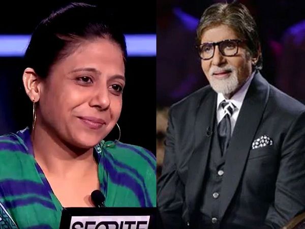 Farhat Naz and Amitabh Bachchan