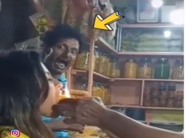 Fire paan funny video Girl eating fire paan man give shocking reaction google trends funny video