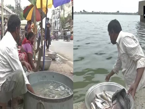 Dead bodies in the Ganges, fish sales affected, fishermen forced to put back into river