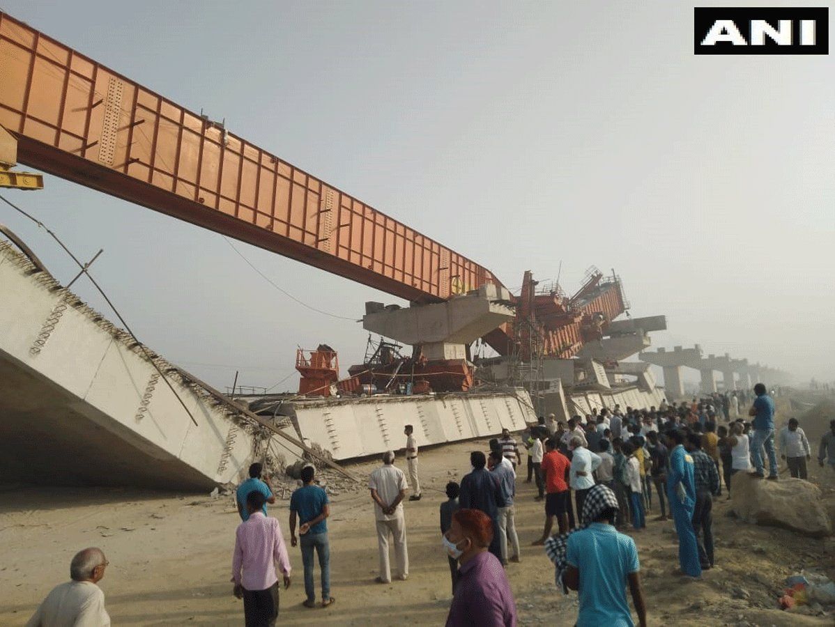 Flyover Collapsed:गुरुग्राम-द्वारका एक्सप्रेसवे पर एक निर्माणाधीन फ्लाईओवर ढह गया, एक की मौत