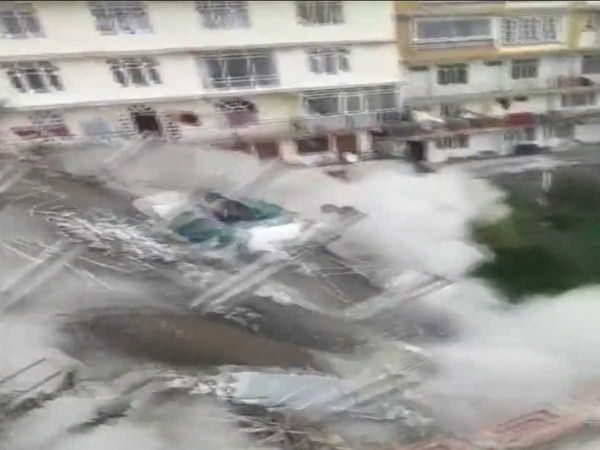 Himachal Pradesh four storey building collapses in Shimla chopal
