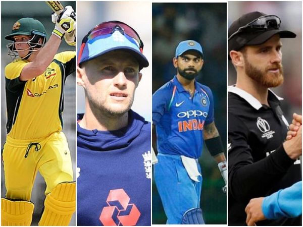 steve smith, joe root, virat kohli and kane williamson