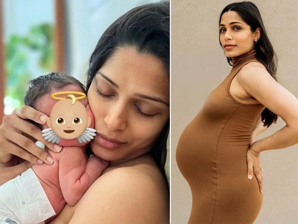 Freida Pinto slumdog millionaire Actress welcome baby boy shares first photo of Son Rumi-Ray
