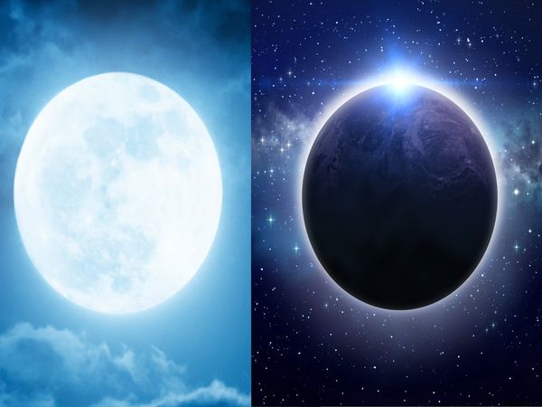 What is difference between full moon and lunar eclipse, Chandra Grahan, purnima