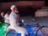Viral Video old man ride cycle on road in unique style funny video share on social media