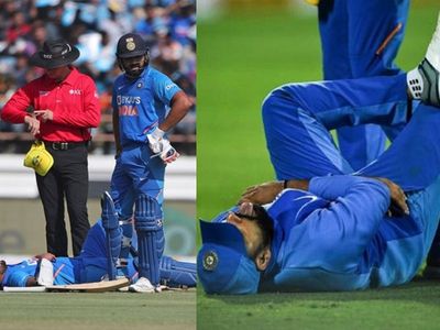 Image result for shikhar dhawan and rohit sharma injury against australia