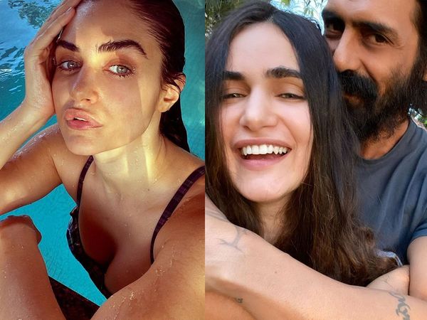 Gabriella Demetriades with Arjun Rampal