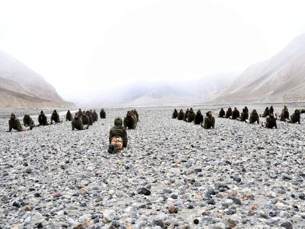 ITBP personnel perform Yoga at in Ladakh and Galwan Video