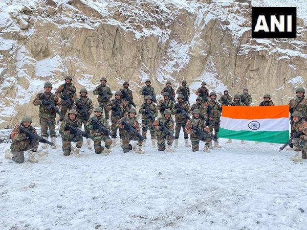 Indian Army soldiers in Galwan Valley China's claim exposed