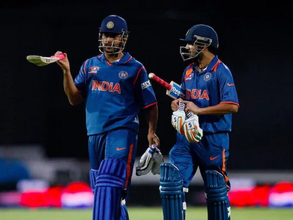 ms dhoni and gautam gambhir