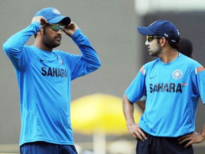 gautam gambhir and ms dhoni gautam gambhir and ms dhoni
