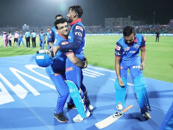 sourav ganguly and rishabh pant