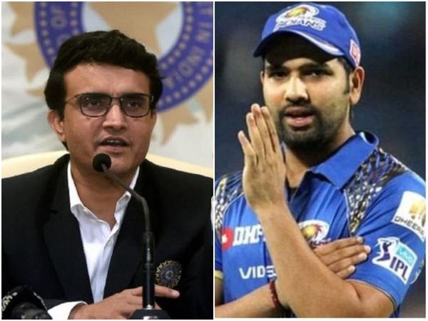 Rohit Sharma and Sourav Ganguly