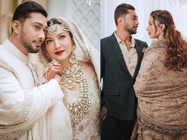 Gauahar Khan with Husband Zaid Darbar