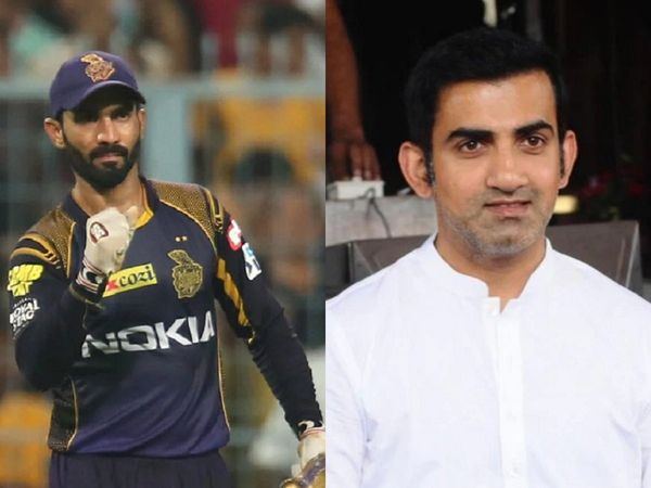 dinesh karthik and gautam gambhir