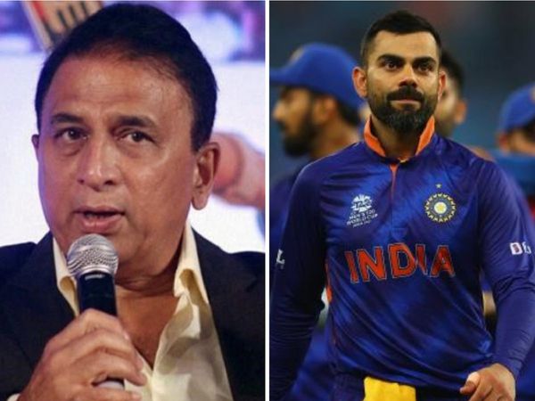Sunil Gavaskar and Virat Kohli