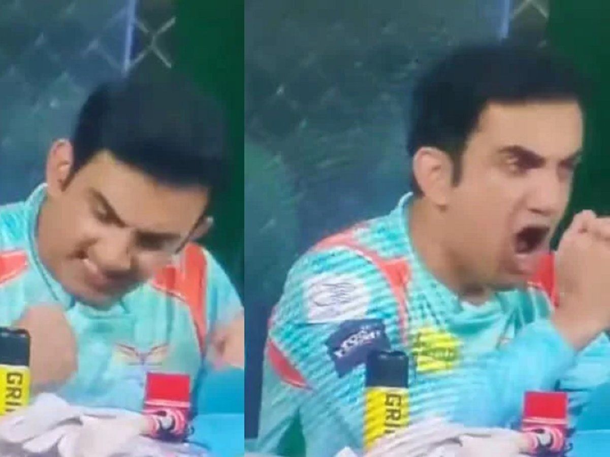 Gautam Gambhir Ka Viral Video: Ipl 2022 Gautam Gambhir Aggressive ...