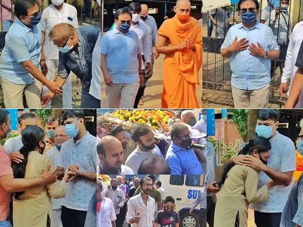 taarak mehta ka ooltah chashmah Ghanshyam Nayak Funeral| Dilip Joshi to munmun dutta reached Ghanshyam Nayak Last Rites|